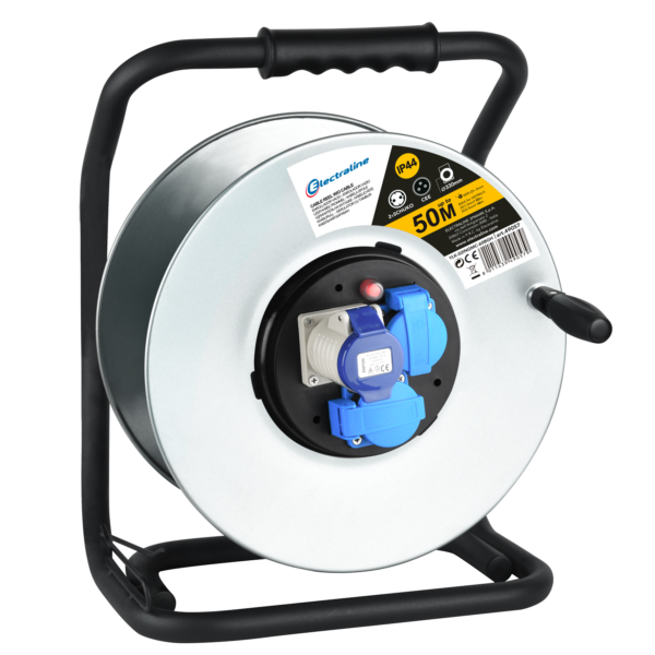 Avvolgicavo Industriale in metallo vuoto 